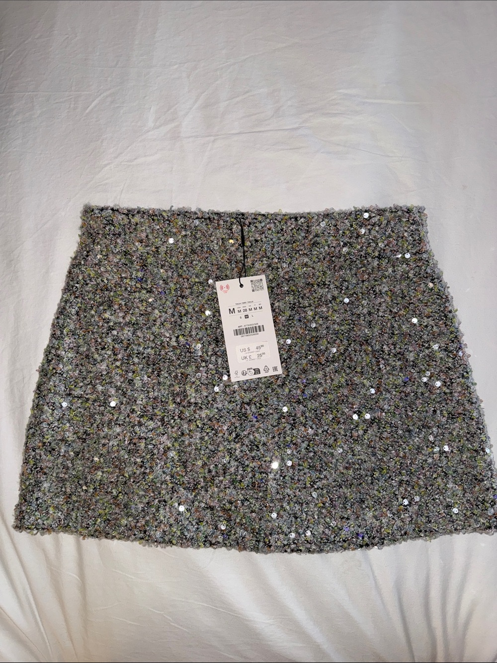 Zara- knit sequin mini skirt 🔥🎆⚡️
